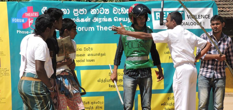 Sri Lanka Forum Theatre Performances in the Kandy District