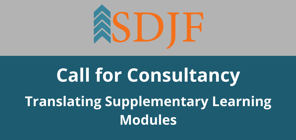 Call for Consultancy- Translating Supplementary Learning Modules