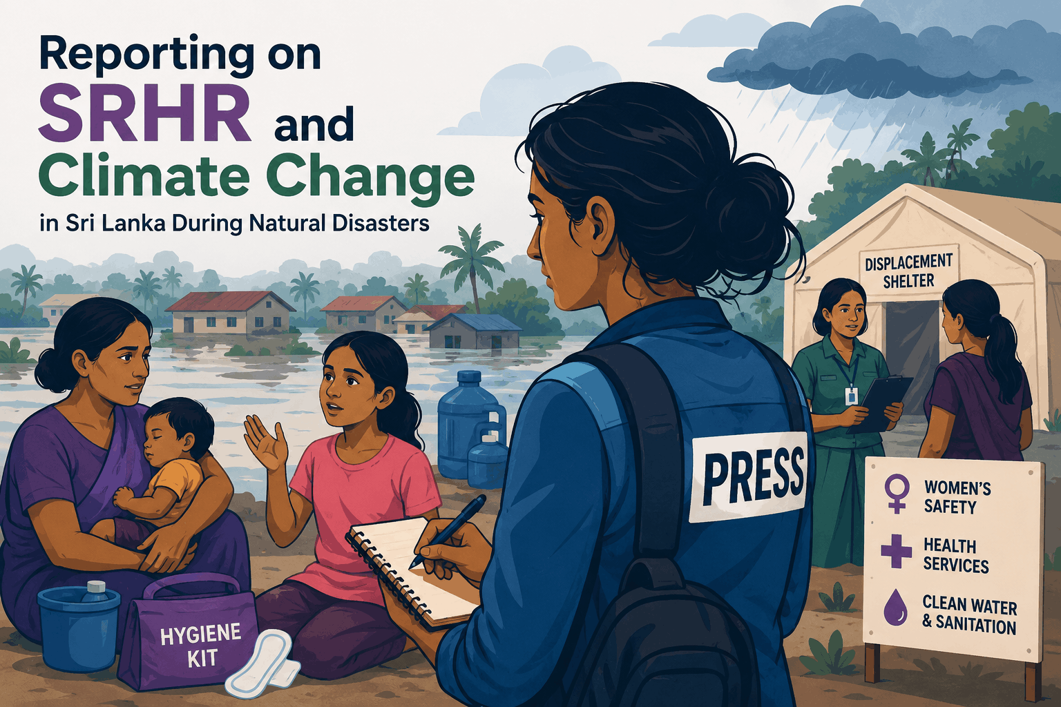 SDJF Launches New Guidelines for Reporting on SRHR and Climate Change During Natural Disasters